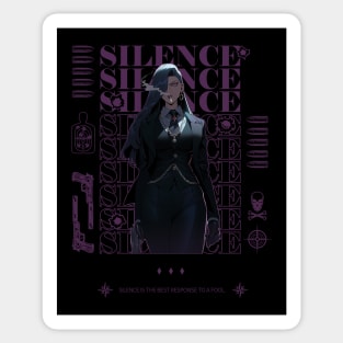 Mafia Anime Style | SILENCE Sticker